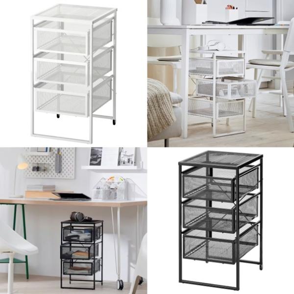 IKEA イケア　レッナールト 引き出しユニット　ホワイト2台セット Amazon｜IKEA(イケア) LENNART 引き出しユニット, ホワイト