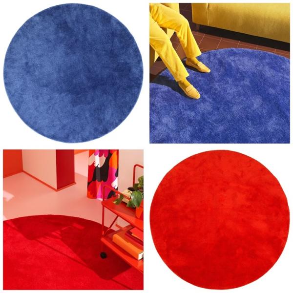 IKEA 新品未使用！ラグストエンセ STOENSE 195cm レッド赤　円 IKEA 新品未使用！ラグストエンセ STOENSE 195cm レッド赤 円