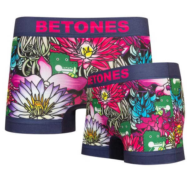 ビトーンズ BETONES ボクサーパンツ メンズ ワニ フラワー バナナ ワニ 3 BANANA WANI 3 BANA003  [M便 1/1]