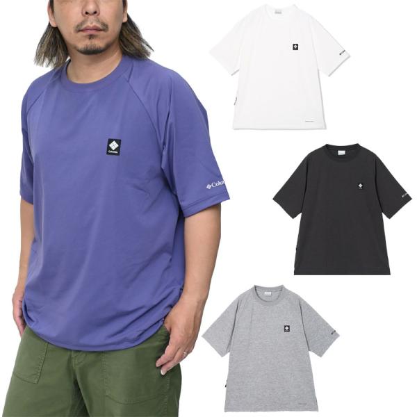 コロンビア Columbia Tシャツ 半袖 メンズ レイリバーショートスリーブポケットTシャツ Rai River S/S Pocket Tee PG7575   [M便 1/1]