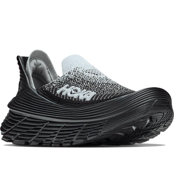 ホカ HOKA ランニング リカバリーシューズ 厚底 スニーカー メンズ レディース リストアTC RESTORE TC コズミックグレー/ブラック 1134532-CMCGR