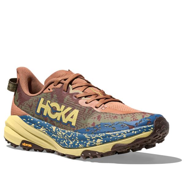 ホカ HOKA ランニングシューズ 厚底 メンズ スピードゴート6 SPEEDGOAT 6 メープル カルダモン 1147791 2025AW 2507ripe