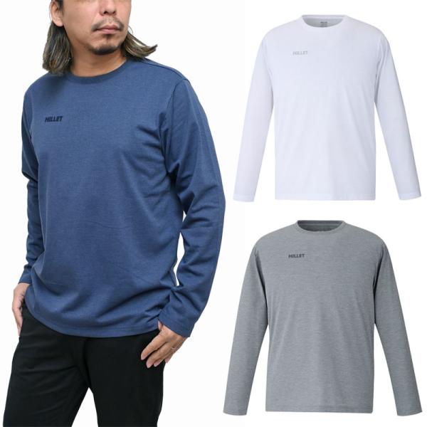 ミレー MILLET Tシャツ 長袖 防虫 メンズ インセクト バリヤー Mロゴ Tシャツ ロングスリーブ MIV02068 [M便 1/1]