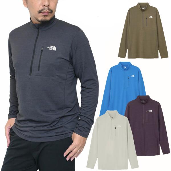 ザ・ノース・フェイス THE NORTH FACE Tシャツ 長袖 メンズ ロングスリーブ フラッシュドライ3Dジップアップ L/S FLASHDRY 3D Zip Up NT62505 [M便 1/1]