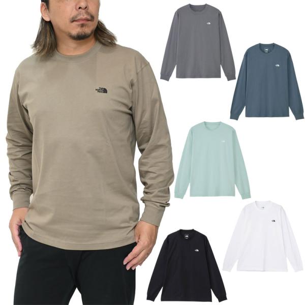 ザ・ノース・フェイス THE NORTH FACE Tシャツ 長袖 メンズ ロングスリーブフラッシュドライヌプシコットンティー Nuptse Cotton Tee NT32535  [M便 1/1]