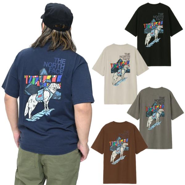 ザ・ノース・フェイス THE NORTH FACE Tシャツ 半袖 メンズ ショートスリーブドッグスレッドグラフィックティー S/S Dogsled Graphic Tee NT32641   [M便 1/1]