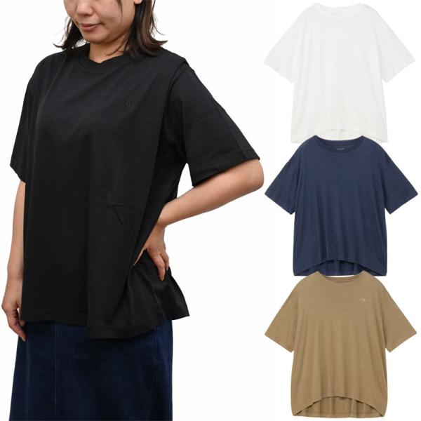 ザ・ノース・フェイス THE NORTH FACE Tシャツ 半袖 レディース ショートスリーブ ラウンドヘムビッグティー S/S Round Hem Big Tee NTW32542 [M便 1/1]