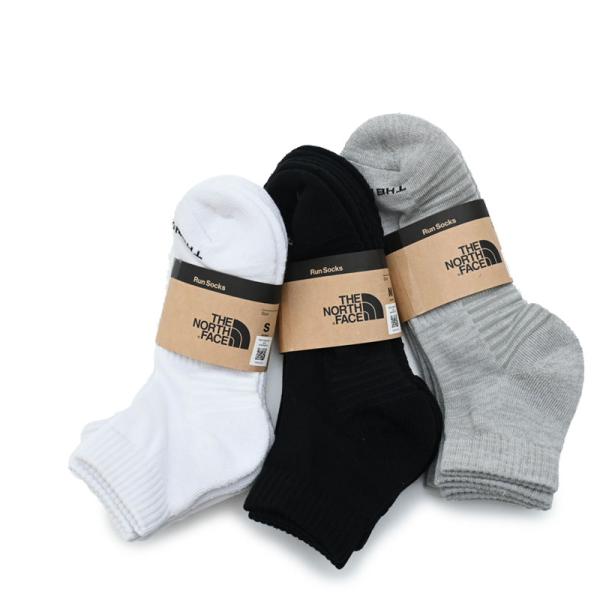 ザ・ノース・フェイス THE NORTH FACE 靴下 アンクルソックス メンズ レディース ランニングアンイーブンドライ 3Pアンクル NN82605  [M便 1/1]