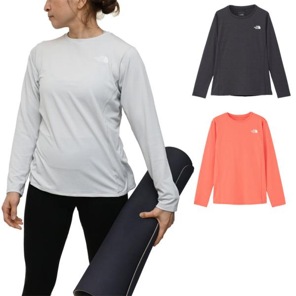 ザ・ノース・フェイス THE NORTH FACE Tシャツ 長袖 レディース ロングスリーブ フラッシュドライ3Dクルー L/S FLASHDRY 3D Crew NTW62506 [M便 1/1]