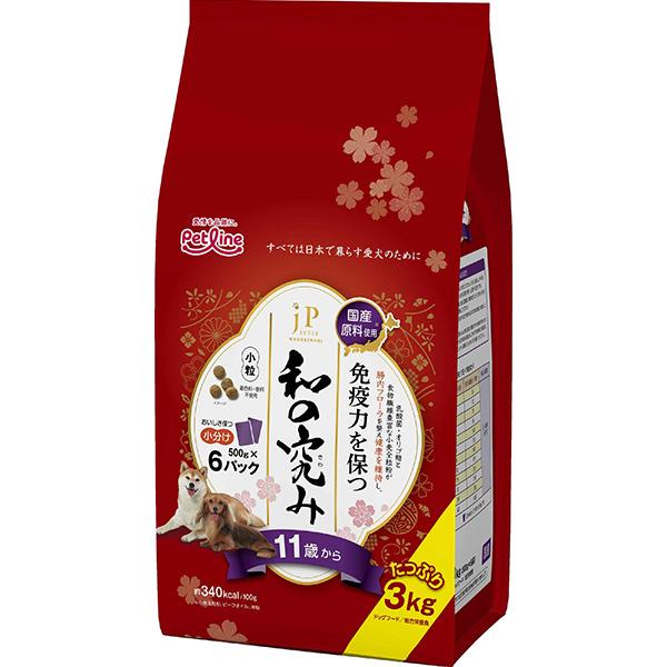 他サイト： JPスタイル 和の究み 小粒 11歳から 3kg（500g×6パック）の商品画像