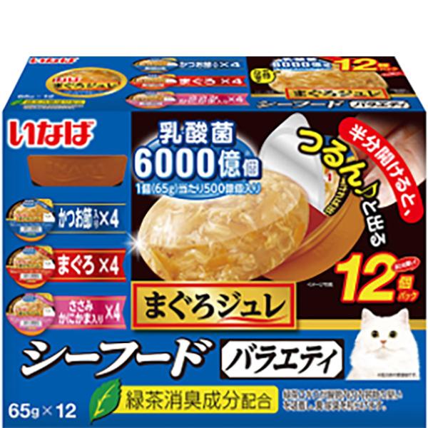 いなば まぐろジュレ 12個パック 乳酸菌入り シーフードバラエティ 65g×12個 :08135002:ペットの専門店コジマ - 通販 - Yahoo!ショッピング いなば まぐろジュレ 12個パック 乳酸菌入り シーフードバラエティ 65g×12個 :08135002:ペットの専門店コジマ - 通販 - Yahoo!ショッピング
