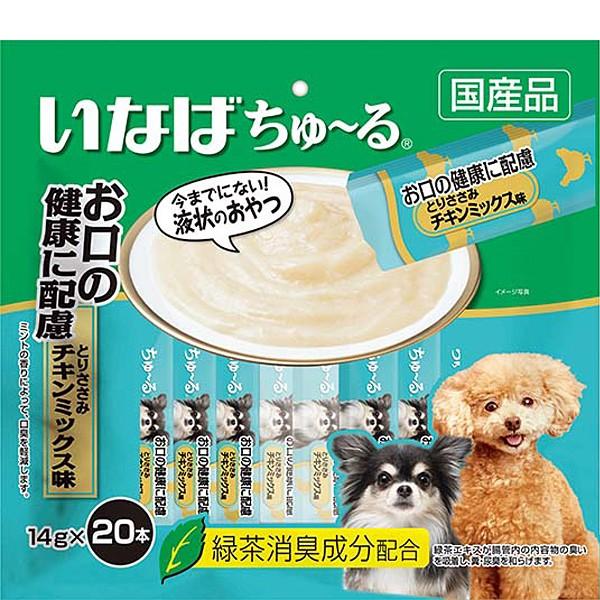 いなば 犬用ちゅ る お口の健康に配慮 とりささみチキンミックス味 14g 本 ちゅーる ペットの専門店コジマ 通販 Paypayモール