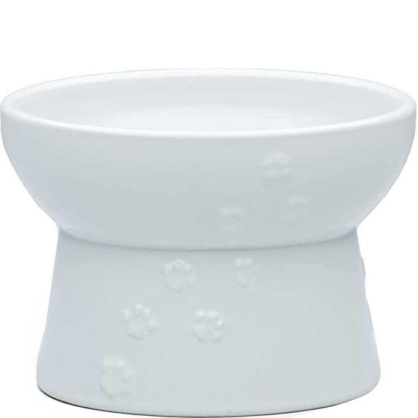 他サイト： 猫用 脚付フードボウル 日本製 ホワイトの商品画像