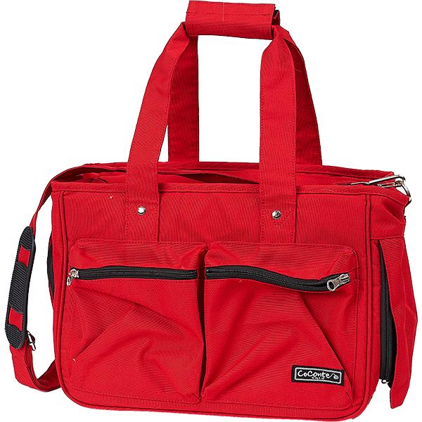 CoConte ソフトキャリーバッグ キャンパス レッド S【scaom0508