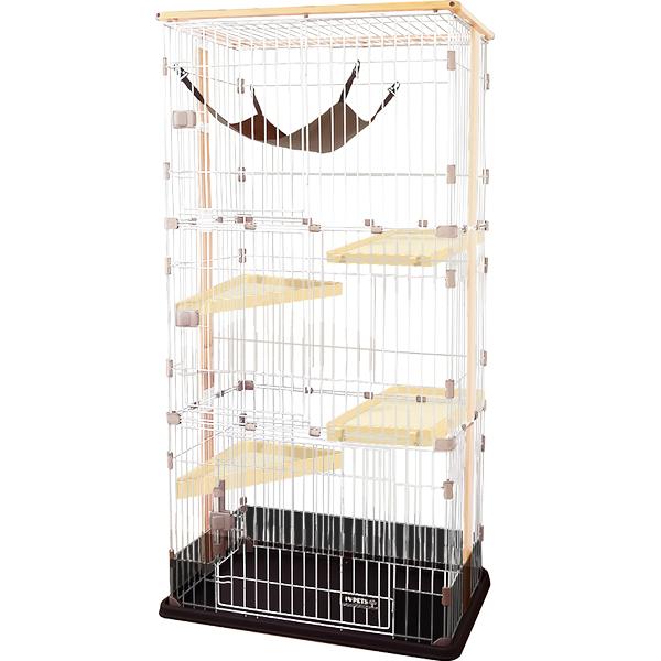 ウッドワンサークル キャット 3段 KJセット : ペットの専門店 ウッドワンサークル キャット 3段 KJセット : ペットの専門店