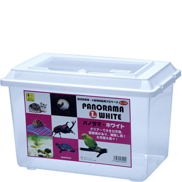 観察窓が大きく、開放感がありお世話がしやすい飼育容器です。清潔感のあるホワイトカラーで、幅広い用途にも似合うプラケース。【材質・成分・素材など】下部本体、天窓：PSスチロール樹脂/フタ部：PPポリプロピレン【製品重量】850g【サイズ】W3...