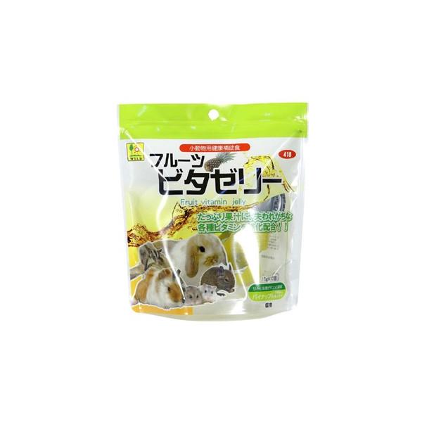 自然の美味しさをギュッと凝縮し、美味しく栄養補給ができる小動物用ゼリーです。デグーやモルモットなどに必要なビタミンCをはじめ各種ビタミンをバランス良く配合。ウサギやモモンガハムスターなど幅広い生き物にご使用いただけます。ＪＡＮコード：497...