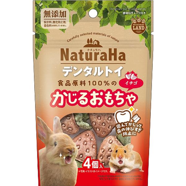 遊んでかじってデンタルケアができる、歯の伸びすぎ防止にぴったりな食品原料100％で作ったおもちゃです。【原産国】中国【原材料】【イチゴ】オーツブラン、食物繊維、小麦の茎、トウモロコシの茎、チモシー、他【メーカー名】マルカンJANコード：49...