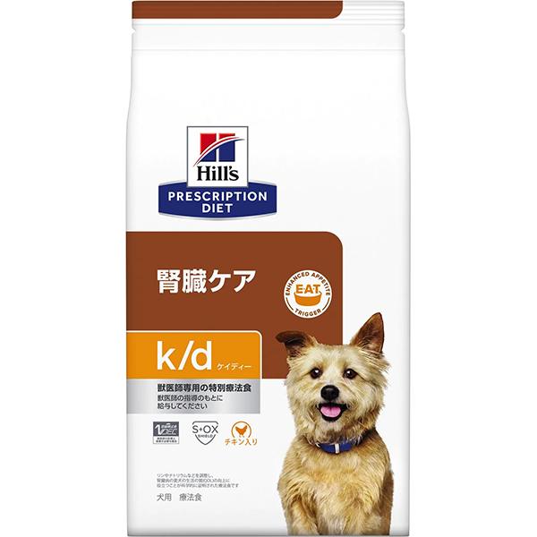 他サイト： 【取寄せ】［特別療法食］ヒルズ プリスクリプション・ダイエット 犬用 腎臓ケア k/d チキン入り ドライ 3kgの商品画像