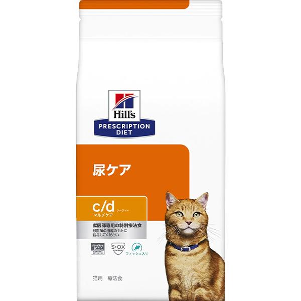 特別療法食 ヒルズ プリスクリプション ダイエット 猫用 尿ケア C D マルチケア フィッシュ入り ドライ 4kg ペットの専門店コジマ 通販 Yahoo ショッピング