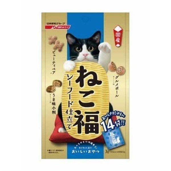 ねこ福 シーフード仕立て 42g 猫 キャットフード ペットフード 成猫