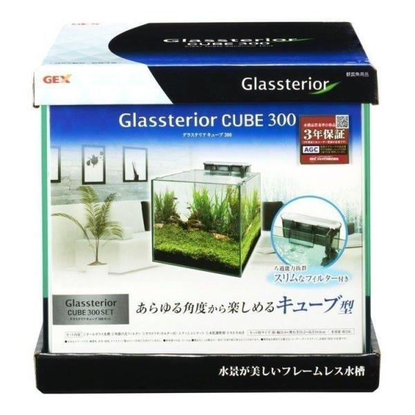 GEX アクアリウム用品 GEX ガラス水槽 スリムアクアセット300 外掛けフィルター付 31.5