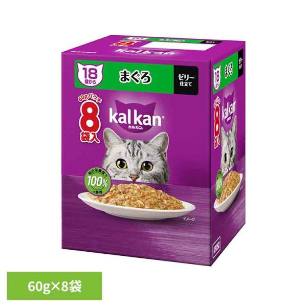 キャットフード カルカン パウチ 18歳から まぐろ やわらかゼリー