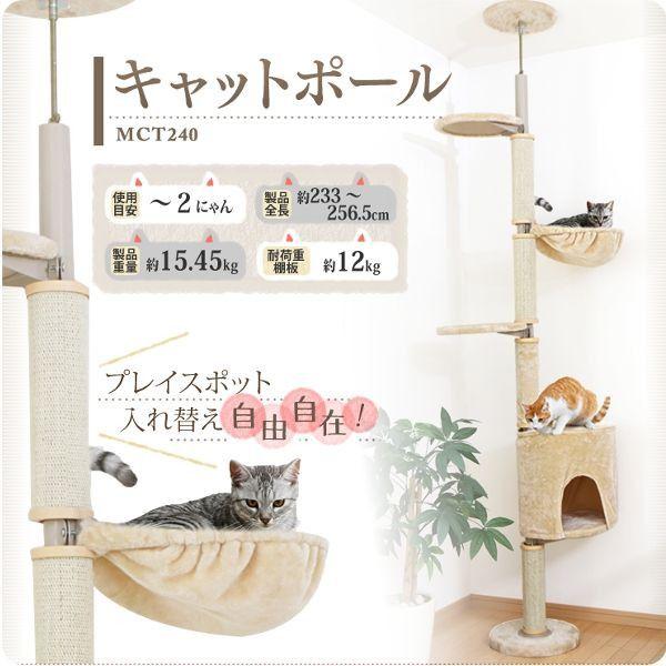 キャットタワー おしゃれ オシャレ かわいい キャットポール ベージュ Mct 240 突っ張り ハンモック スリム キャットランド 送料無料 Buyee Buyee 提供一站式最全面最專業現地yahoo Japan拍賣代bid代拍代購服務 Bot Online