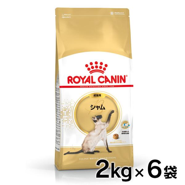 ロイヤルカナン 猫 シャム 2kg 6個セット キャットフード 猫用