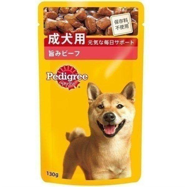 ペディグリー ペディグリーチャム パウチ 旨みビーフ 成犬用 130g(D 
