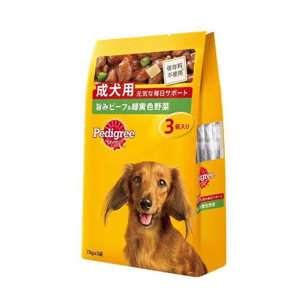 ペディグリーチャム パウチ 旨みビーフ 緑黄色野菜 成犬用 70g 3袋 Lp Tc ドッグフード フード 犬用 犬 Buyee Buyee 日本の通販商品 オークションの代理入札 代理購入