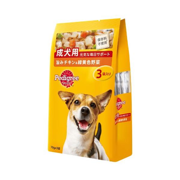 ペディグリーチャム パウチ 旨みチキン 緑黄色野菜 成犬用 70g 3袋 Lp Tc ドッグフード フード 犬用 犬 Buyee Buyee Japanischer Proxy Service Kaufen Sie Aus Japan