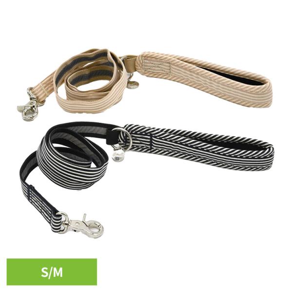犬 リード ジェメリ オシャレ LGW463 抗菌多機能ストライプリーシュ