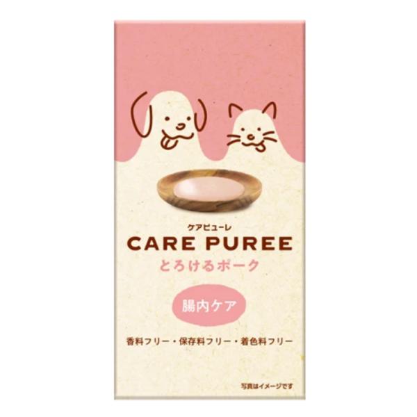 CARE PUREE とろけるポーク アニコム 腸内ケア 犬の口臭 腸内ケア用品 オーラルケア 猫用 ダックスフンド