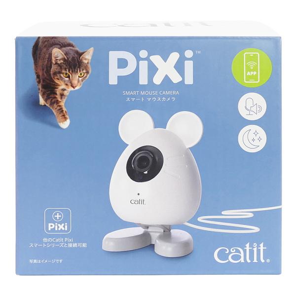 Catit Pixi スマートマウスカメラを使って24時間いつでもねこちゃんのお世話を。自動赤外線暗視機能付きの1080p HDカメラでねこちゃんを見守ります。アプリを使ってライブ映像を見るだけでなく撮影・録画もでき、microSD(別売)...