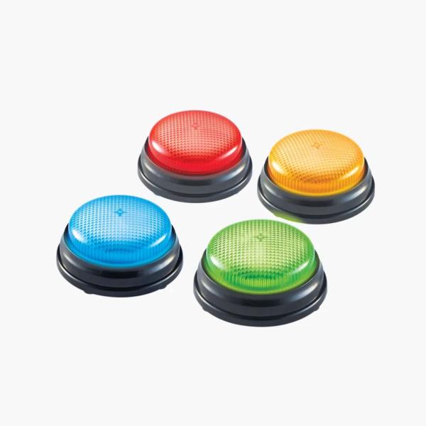 ●本物とよく似たサイレン音、ゲームショーブザー、 レーザー音、「charge」 音。●4個セット。※要：単4電池各2本（商品に電池は含まれておりません）【サイズ：】90・【重量：】370g【材質：】プラスチック