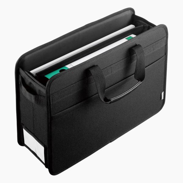 ●15.6インチワイドまでのノートパソコン対応。周囲はしっかりしたクッション材でパソコンを保護します。●自立タイプで、棚への収納も可能。底鋲付きで汚れを軽減します。●内部は取り外し可能な仕切り板で自由に調整できます。●側面にはネームカード入...