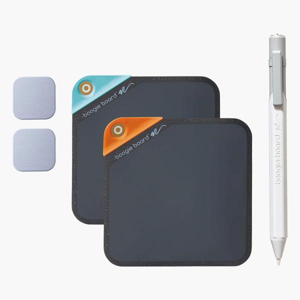 ●紙に書くような、なめらかな書き心地の感圧式液晶を採用。筆圧によって線の太さが変わるので、細かい描画も可能です。●保管時には重ねてすっきり収納できます。●マグネット内蔵でホワイトボードなどに貼り付けができ、付属のステンレスシールでスチール面...