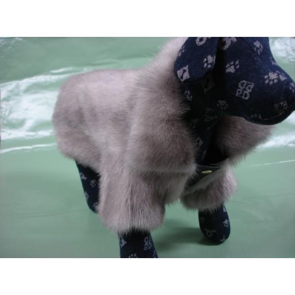 最終お値下げ犬服Furrier-Egami サファイヤミンクコート