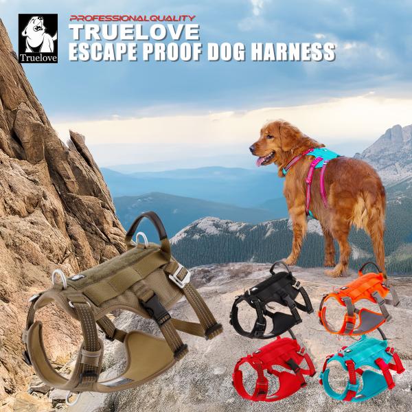 Truelove（トゥルーラブ） 犬 ハーネス 抜けにくい 名入れ 中型犬 大型