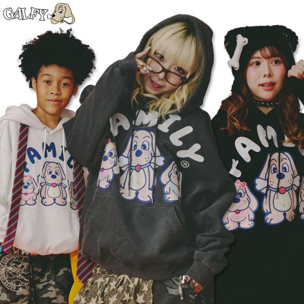 GALFY（ガルフィー） ガルピー GALPEE 光るGALPEE familyパーカー 小型