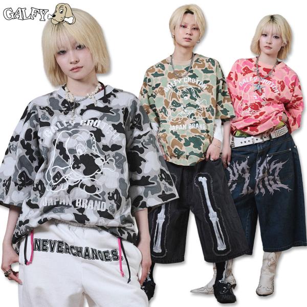GALFY（ガルフィー） カモかも！ Tee 162034 M L XL #20 BLACK #50