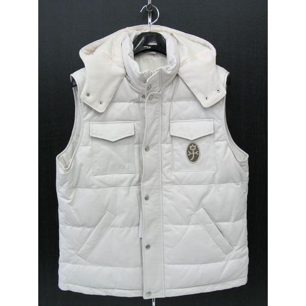 カステルバジャック 本革ダウンベスト 白 3413 119 14 Castelbajac 3413 119 14 わんわん洋品店 通販 Yahoo ショッピング