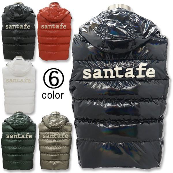 サンタフェ (ダウンベスト) サンタフェ Santa Fe ダウンベスト ロゴ 48サイズ L a