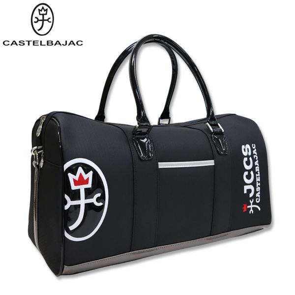 カステルバジャック CASTELBAJAC ブラック デザイン ボストンバッグ ショルダーストラップ付 40サイズ ブラック 7236181302 ゴルフ 26SS