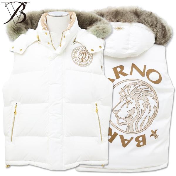 BARNI VARNO（バーニヴァーノ） ライオンデザインダウンベスト LL