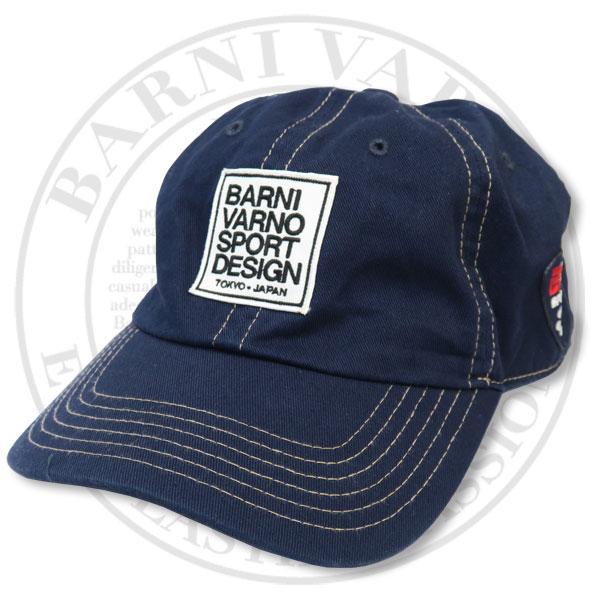 Barni varno キャップ　帽子　紺　ネイビー　刺繍 Barni varno キャップ帽子紺ネイビー刺繍