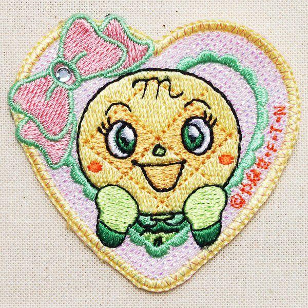 めろんぱんなページ ワッペン アイロン おしゃれ 刺繍 きらきらワッペン それいけ