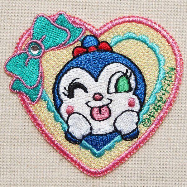 きらきらワッペン それいけアンパンマン コキンちゃん ハート Anh016 Anh016 ワッペン 雑貨通販ワッペンストア 通販 Yahoo ショッピング