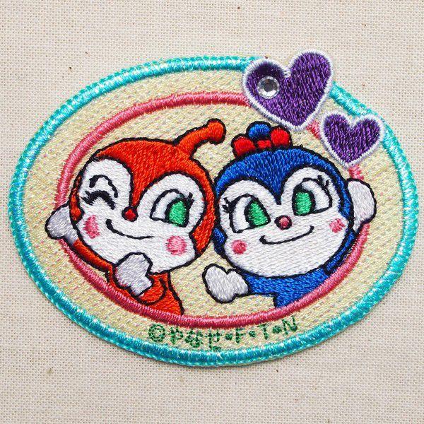 きらきらワッペン それいけアンパンマン ドキンちゃん コキンちゃん オーバル Anh021 Anh021 ワッペン 雑貨通販ワッペンストア 通販 Yahoo ショッピング